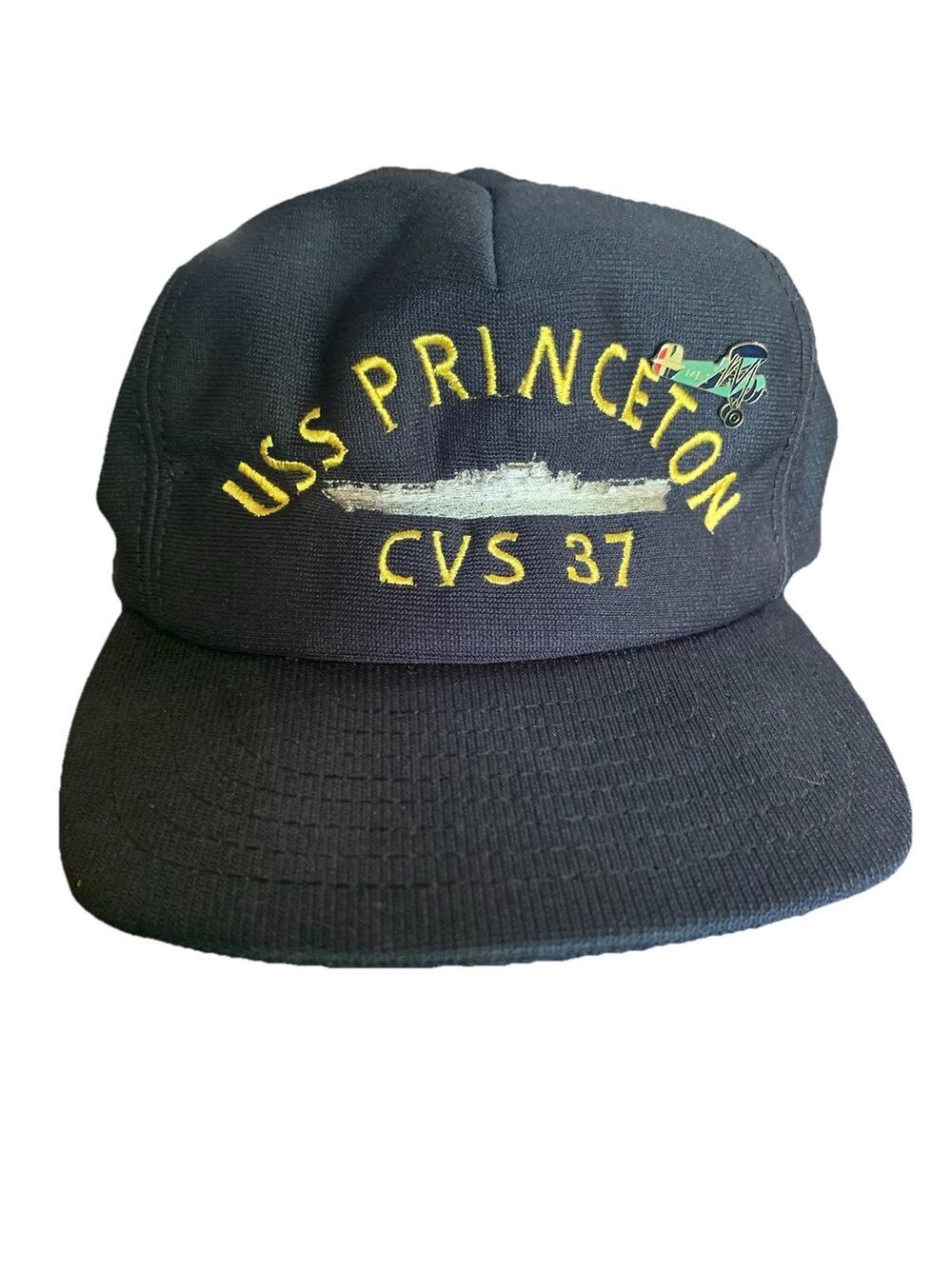 USS Princeton CVS‎ 37 Hat Mens Blue Snapback Cap Veteran Military USN New Era